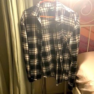 Black and white flannel